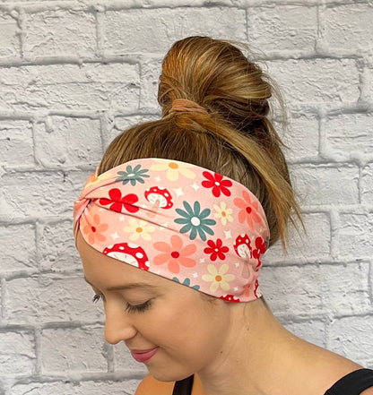 Mushroom Floral Headband