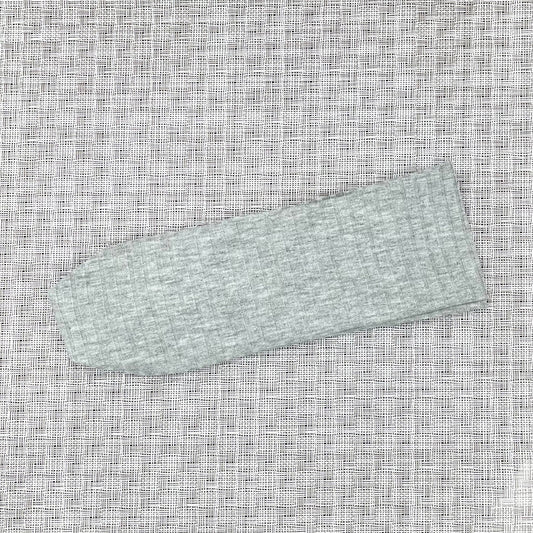 gray ribbed headband