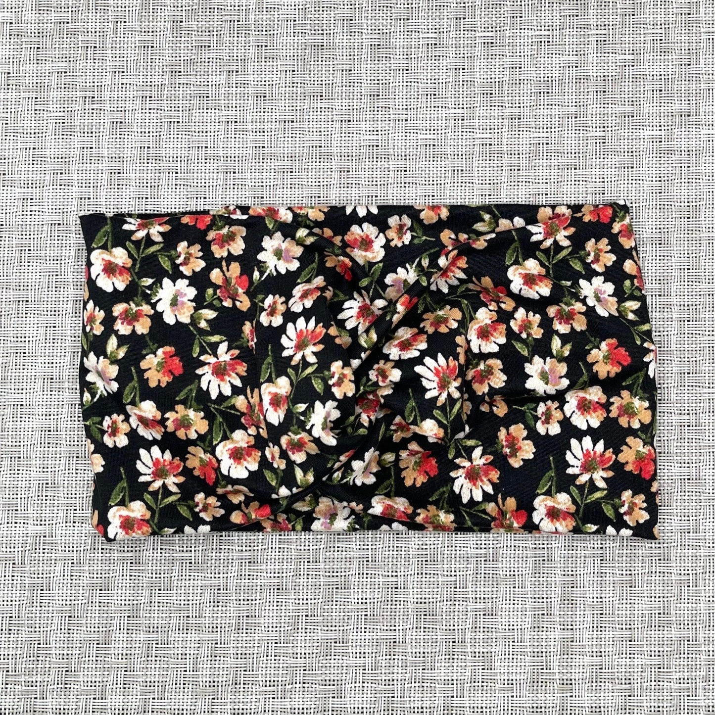 Black Floral Headband