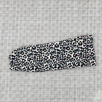 Black and Pink Leopard  Print Headband