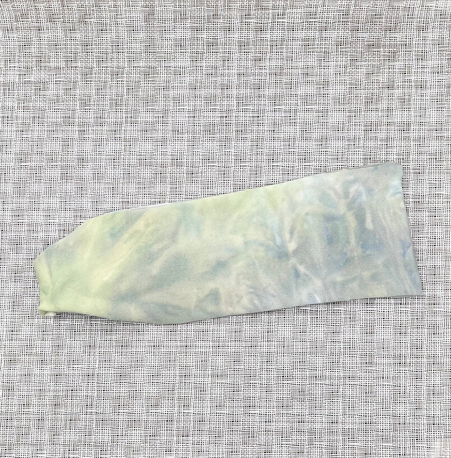 sage green tie dye headband