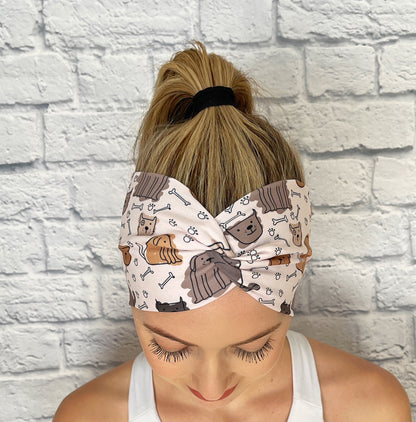 Brown Dog Headband, Vet Headband