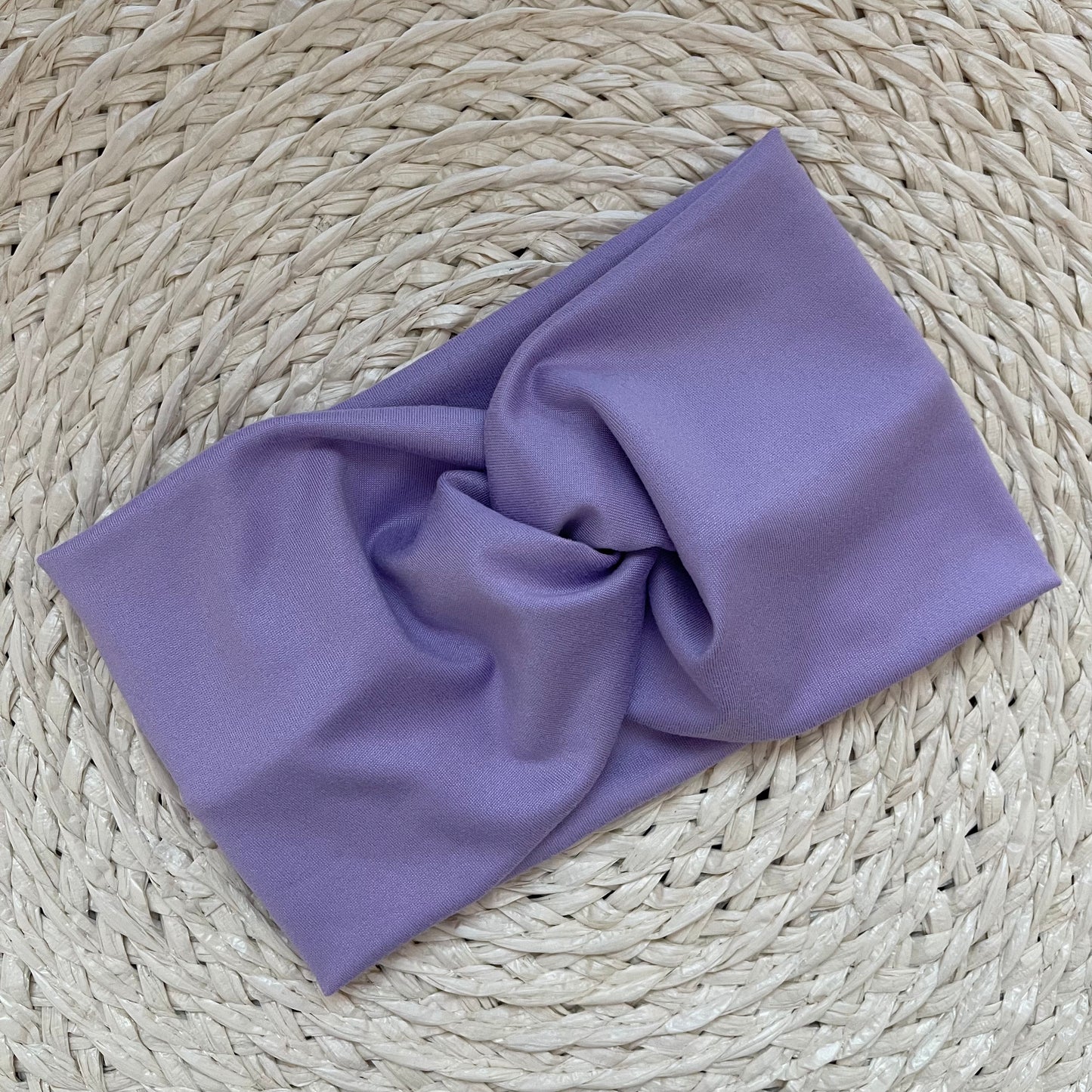 lavender wide twist headband